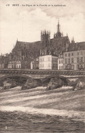 FRANCE - Metz - Vue Sur La Digue De La Pucelle Et La Cathédrale - Vue De L'extérieur - Carte Postale Ancienne - Metz