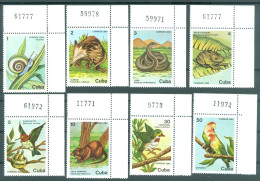 1984 Protected Fauna,Monk Parakeet,emerald-eyed Tree Frog,snail/Caribbean2886MNH - Serpientes