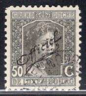 Luxembourg 1915 Single Grand Duchess Marie Adelaide - Postage Stamps Of 1914-1921 Overprinted "Officiel" In Fine Used - Service