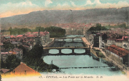 FRANCE - Epinal - Vue Sur Les Ponts Sur La Moselle - D D - Vue Générale De La Ville - Carte Postale Ancienne - Epinal