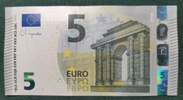 5 EURO SPAIN 2013 LAGARDE V014F5 VC SC UNC. FDS ONLY FOUR NUMBERS - 5 Euro