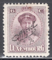 Luxembourg 1922 Single Grand Duchess Charlotte & Landscapes Of 1921-1922 Overprinted "Official In Mounted Mint - Officials