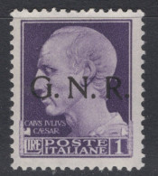 Repubblica Sociale Italiana (1944) - GNR Verona, 1 Lira ** - Nuovi