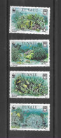 Tuvalu 1992 MNH Endangered Species - Blue Coral Sg 652/5 - Tuvalu