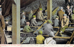 Metier - Mineurs - Mines - Greetings From The Coal Region - Mine De Charbon - Carte Postale Ancienne - Mineral