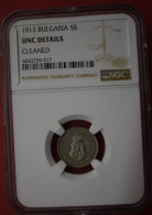 Coins Bulgaria 5 Stotinki  1913 - Ferdinand I  KM# 24 NGC UNC CLEANED - Bulgarije