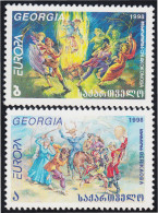 Georgia 221/22 1998 Europa Festivales Nacionales  MNH - Géorgie