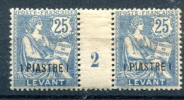 Levant         17 *  Paire Millésime 2 - Unused Stamps