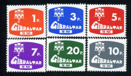 Gibraltar - Nº T 7/12 - 1976 Lujo - Gibraltar