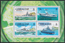 Gibraltar HB 17 1993 Navíos De Guerra MNH - Gibraltar