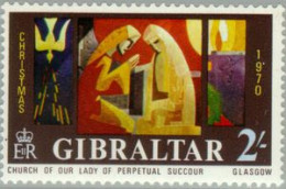 Gibraltar  Nº 238  1970  Navidad  Lujo - Gibraltar