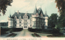 FRANCE - Azay Le Rideau - Le Château - La Façade Nord - Carte Postale Ancienne - Azay-le-Rideau