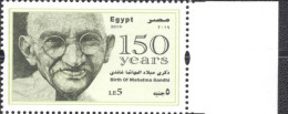 Egypt 2019-150 Anniversary Of Birth Of Mahatma Ghandi Set (1v) - Unused Stamps