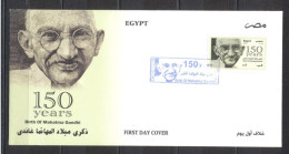 Egypt 2019-150 Anniversary Of Birth Of Mahatma Ghandi Pair - Neufs