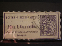 BULLETIN DE COMMUNICATION  - POSTES ET TELEGRAPHE - Non Classés
