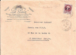 PETAIN N° 517 SURCH. RF S/L. DE PRADES/26.10.44 POUR PERPIGNAN - 1941-42 Pétain