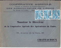 MERCURE N° 549 X 3 S/L. DE MONTGIVRAY/13.10.43 - 1938-42 Mercurius