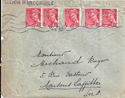 MERCURE N° 547x5 S/L.DE PARIS/14.1.44 - 1938-42 Mercurio