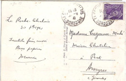 MERCURE N° 413 S/CP. DE LA ROCHE CHALAIS/30.9.41 - 1938-42 Mercurius