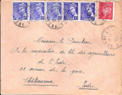 MERCURE N° 407x2/546x3/514 S/L. DE LIGNY/22.7.43 - 1938-42 Mercure