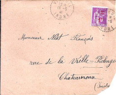 PAIX N° 484 S/L.DE VINEUIL/16.5.41 - 1932-39 Vrede