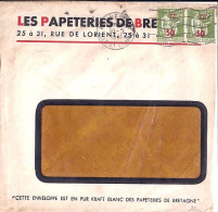 PAIX N° 480x2 S/L.DE RENNES/30.5.41 - 1932-39 Paix