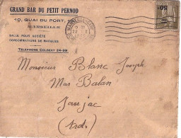PAIX N° 298 S/L. DE MARSEILLE/22.1.35 - 1932-39 Paix