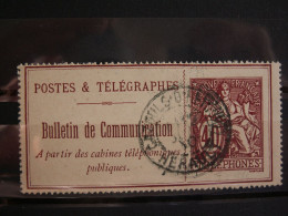 BULLETIN DE COMMUNICATION  - POSTES ET TELEGRAPHE - Non Classés