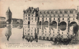 FRANCE - Chenonceaux - Le Château - La Façade Occidentale - Carte Postale Ancienne - Chenonceaux