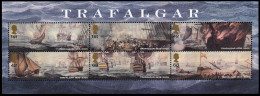 Gran Bretaña HB 35 2005 200 Aniv. Batalla De Trafalgar MNH - Blokken & Velletjes