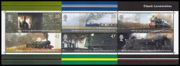 Gran Bretaña HB 23 2004 Transporte Locomotoras MNH - Blocks & Miniature Sheets