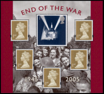 Gran Bretaña HB 32 2005 60 Aniv. Fin De La Segunda Guerra Mundial MNH - Blocks & Miniature Sheets
