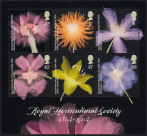Gran Bretaña HB 25 2004 200 Aniv. Real Sociedad De Horticultura MNH - Blocks & Miniature Sheets