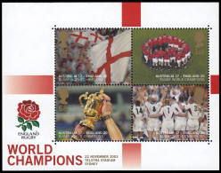 Gran Bretaña HB 22 2003 Copa Del Mundo De Rugby MNH - Blokken & Velletjes
