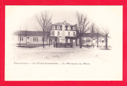 F-16-Chateauneuf Sur Charente-20Ph58  Les écoles Communales, Le Monument Des Morts, Cpa Précurseur BE - Chateauneuf Sur Charente