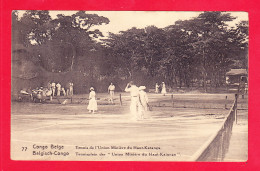 E-Congo-56Ph78  Tennis De L'union Minière Du Haut Katanga, Animation, Cpa  - Congo Belge