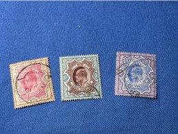 British India 1903/04  Michel # 66-68 King Edward VII Kpl. Satz - 1902-11 King Edward VII