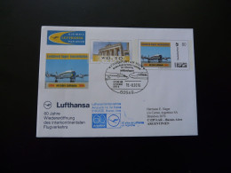 Plusbrief Individuell Lettre Vol Special Flight Cover Frankfurt To Buenos Aires Argentina Lufthansa 2016 - Storia Postale