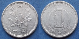 JAPAN - 1 Yen Year 16 (2004) "Sprouting Branch" Y# 95.2 Akihito (Heisei) (1989-2019) - Edelweiss Coins - Giappone