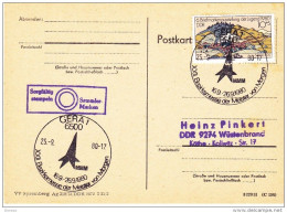 RDA 1980 CARTE Avec Yvert 2190 - Cartes Postales - Oblitérées