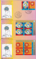 MiNr. 526 - 527 Vereinte Nationen Genf 2005, 21. Sept. Weltfriedenstag: Mein Traum Vom Frieden (II) - 3 FDC's - Autres & Non Classés