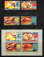 China Hong Kong 2012 Hong Kong Cuisine (stamps 4v+MS/Block) MNH - Ongebruikt