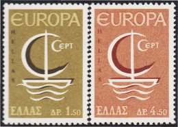 Grecia Greece 897/98 1966 Europa MNH - Andere & Zonder Classificatie