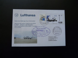 Entier Postal Plusbrief Individuell Cover Vol Special Flight Berlin Frankfurt Lufthansa 2016 - Buste Private - Usati