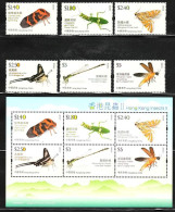 China Hong Kong 2012 Fauna - Hong Kong Insects (stamps 6v+MS/Block) MNH - Ongebruikt