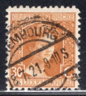 Luxembourg 1914 Single Grand Duchess Marie Adelaide In Fine Used - 1914-24 Marie-Adelaide