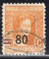 Luxembourg 1915 Single Stamps Of 1906-19 Surcharged With New Value And Bars In Black Or Red In Fine Used - 1914-24 Marie-Adélaida