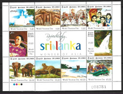 SRI LANKA. N°1802-11 De 2011. Journée Mondiale Du Tourisme. - Otros & Sin Clasificación