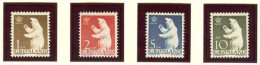 POLAR BEAR Eisbär Oso Polar Ours Polaire GREENLAND GRÖNLAND GOENLAND 1963 MI 58-61 F58-61 MNH(**) Slania ARCTIC - Arctic Wildlife