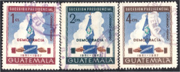 Guatemala A- 186/88 1953 Democracia Constitución Usados - Guatemala